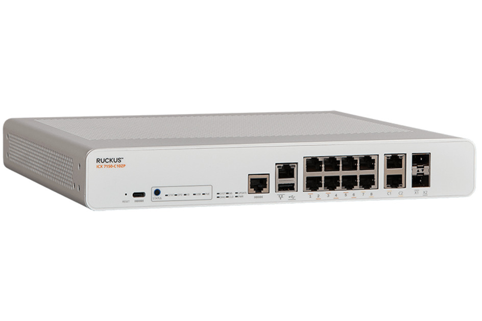 SW ICX7150 POE 8P1/2,5G 2P10G+2SFP